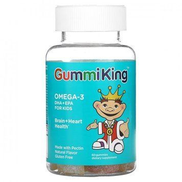 GummiKing Omega-3 DHA + EPA for Kids Омега-3 ДГК и ЭПК для детей 60 жевательных таблеток 1117751 фото