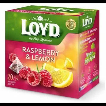 Чай Loyd фруктовий Raspberry and Lemon малина та лимон 20х2 г (3103755) 1159508 фото