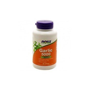 Now Foods Garlic 5000 90 tabs (Чеснок) 417150 фото