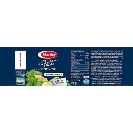 Соус Barilla Pesti alla Genovese Senza Aglio 190 мл (WT01014) 602841 фото