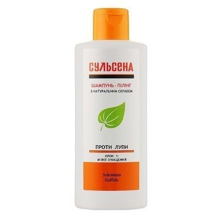Сульсена Шампунь-пілінг проти лупи з натуральним скрабом 150 ml 1146492 фото