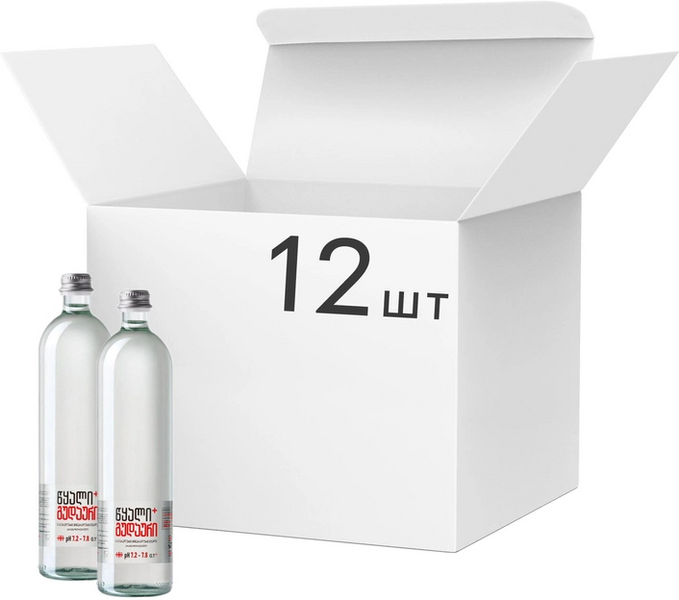 Упаковка воды минеральной природной негазированной Gudauri Water+ 12х0.7 л (4860114390086_12) 1280068 фото