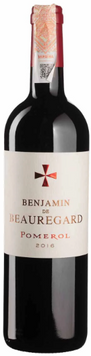 Вино Chateau Beauregard Le Benjamin de Beauregard 2016 красное сухое 0.75 л (BWQ6852) 1236090 фото