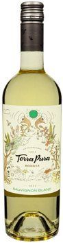 Вино Terra Pura Sauvignon Blanc Reserva 2022 біле сухе 0.75 л (FSH_7804616090089) 1397733 фото