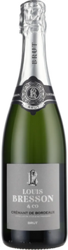 Ігристе вино Louis Bresson & Co Cremant de Bordeaux біле брют 11.5% 0.75 л (BWT0012) 1218905 фото