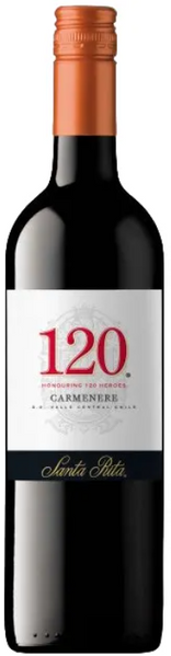 Вино Santa Rita 120 Carmenere Reserva Especial D.O., красное, сухое 13.5% (0.75 л) (7804330984060) 1151484 фото