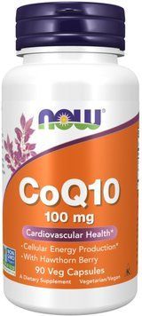 Now Foods CoQ10 100mg - 90 Veg Capsules 1449901 фото