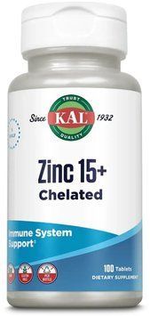 KAL Zinc 15+ Chelated - 100 tablets 1461299 фото