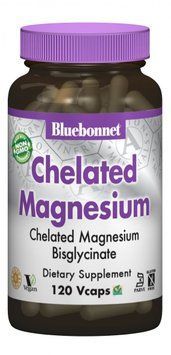 Bluebonnet Nutrition Albion Chelated Magnesium 120 caps 490410 фото