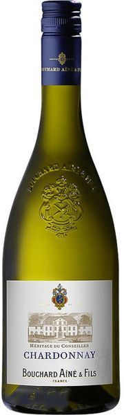 Вино Bouchard Aine et Fils Heritage du Conseiller Chardonnay, біле сухе, 0.75л (WNF3340180007268) 831616 фото
