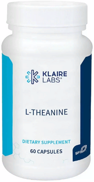 Klaire Labs L-Theanine 100 mg L-теанин 60 капсул 799468 фото