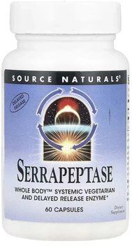 Source Naturals Serrapeptase - 60 Capsules 1452175 фото