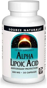 Source Naturals Alpha Lipoic Acid 600mg - 30 Capsules 1452299 фото
