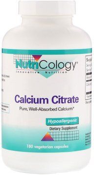 Nutricology Calcium Citrate 180 Caps (ARG-50230) 579605 фото