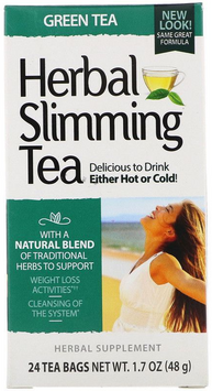 21st Century Herbal Slimming Tea Зелений трав'яний чай для схуднення 24 пакетики 48 г 1043990 фото