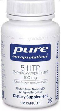 Амінокислота для спорту Pure Encapsulations 5-HTP 100 mg 180 caps 5-гідроксітріптофана 554028 фото