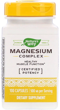Nature's Way, Magnesium Complex, 100 Capsules (NWY-41051) 606543 фото