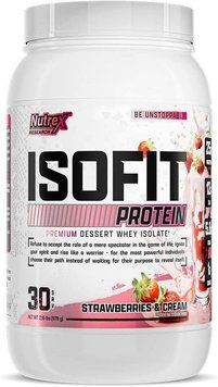 Nutrex Isoﬁt - 30srv Strawberries & Cream 1463230 фото
