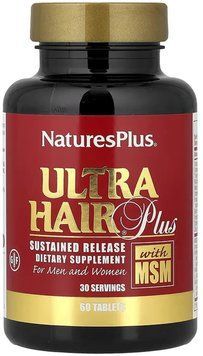 Nature's Plus Ultra Hair Plus with Msm - 60 tabs 1468799 фото