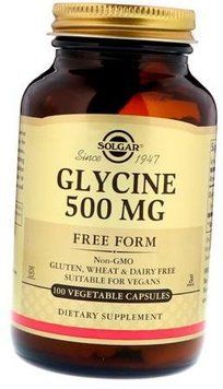 Solgar Glycine, 500 mg, 100 Veg Caps Глицин 463576 фото
