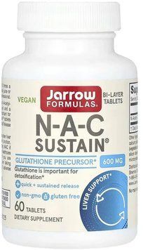 Jarrow Formulas N-A-C Sustain 600 mg - 60 capsules 1460781 фото
