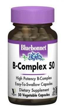 Bluebonnet Nutrition В-Complex 50, 50 caps 488783 фото