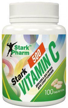 Stark Pharm Stark Vitamin-C 500 mg Вітамін С 100 таблеток 824776 фото