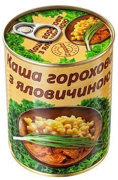 Консервы L'appetit Каша гороховая с говядиной 350 г (4820177070172) 1045284 фото
