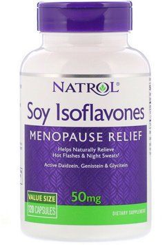 Natrol Soy Isoflavones, 50 mg, 120 Capsules (NTL-03013) 629272 фото