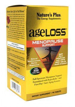 Natures Plus AgeLoss Menopause Support 90 tabs Комплекс для підтримки жіночого здоров'я під час менопаузи 491973 фото