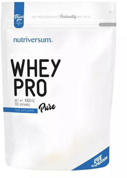 Протеїн Nutriversum Whey Pro 1000 g / 33 servings / Chocolate Nut 1101993 фото