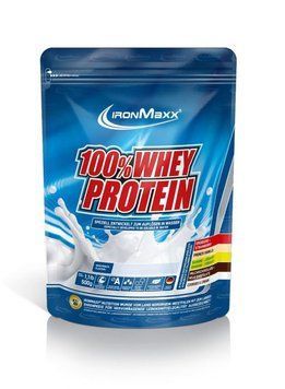 IronMaxx 100% Whey Protein 500 g /10 servings/ Latte Macchiato 667766 фото