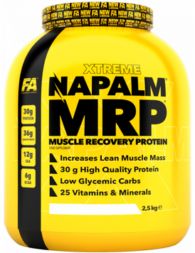 Гейнер Fitness authority Napalm MRP 2500 g / 100 servings / vanilla 1082463 фото