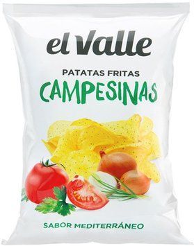 Чипсы картофельные El Valle Campesinas со средиземноморским вкусом 45 г (8437001211463) 1144492 фото