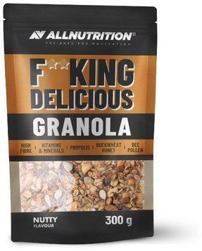 Гранолу All Nutrition Fitking Granola 300g Nutty 1032093 фото