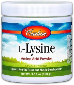 Carlson Labs L-Lysine Amino Acid Powder 3.53 oz (100 g) L-лізин, амінокислота в формі порошку 533248 фото