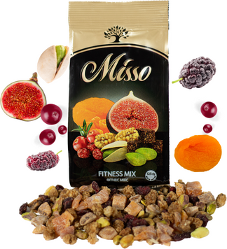 Ассорти сушеных ягод и ядер фисташки Misso Fitness Mix 125 г (4820146730526) 1119370 фото