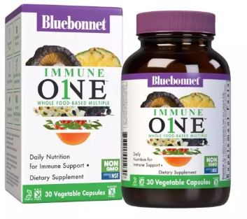 Bluebonnet Nutrition Immune One Multiple Мультивітаміни для підтримки імунітету 30 вегетаріанських капсул 1052576 фото
