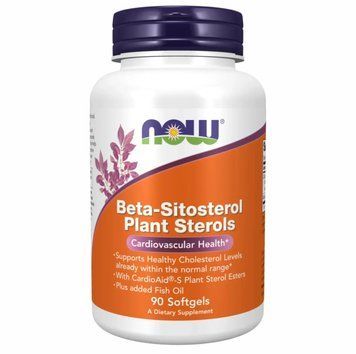Now Foods Beta-Sitosterol Plant - 90 sgels 1469034 фото