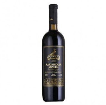 Вино Gocha Алазанська Долина червоне напівсолодке 0.75л 11-12% (PLK4860053011509) 660568 фото