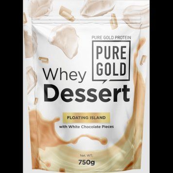 PureGold Whey Dessert 750 g / 25 servings / Floating Island 1102019 фото