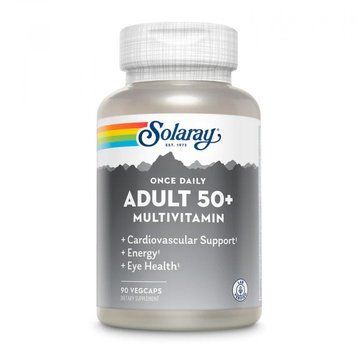 Solaray Once Daily Adult 50+ Multi - 90 vcaps 1472063 фото