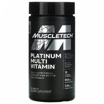 Muscletech Platinum Multi Vitamin 90 таблеток 934866 фото