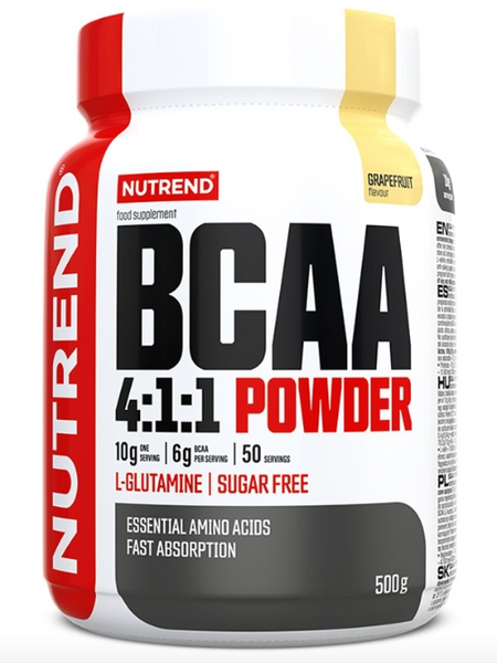 Nutrend Bcaa 4:1:1 Powder 500 g / 50 servings / grapefruit 1101848 фото