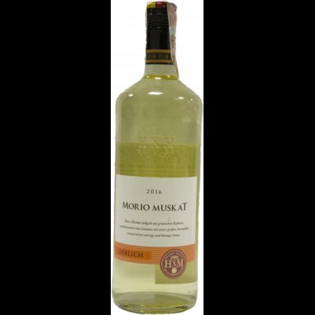 Вино HXM Morio Muscat Lieblich біле солодке 1л (VTS4111240) 741485 фото