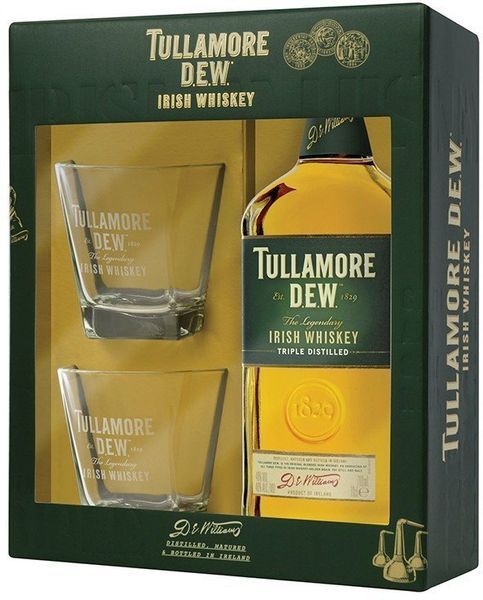 Виски бленд Tullamore Dew Original 0.7л + 2 стакана (DDSAT4P027) 638095 фото Виски бленд Tullamore Dew Original 0.7л + 2 стакана (DDSAT4P027) 638095 фото