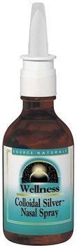Source Naturals Wellness, Colloidal Silver Nasal Spray, 10 PPM, 2 fl oz (59.14 ml) (SNS-01030) 661689 фото