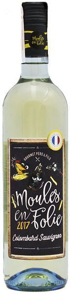 Вино Moules en Folie Colombard-Sauvignon Blanc белое 0.75 л (WHS3500610126055) 818603 фото