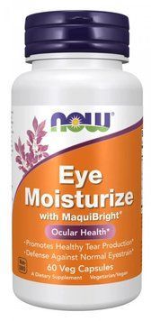 Now Foods Eye Moisturize with MaquiBright - 60 Veg Capsules 1449968 фото