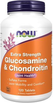 Now Foods Glucosamine & Chondroitin Extra Strength - 120 tabs 1449292 фото